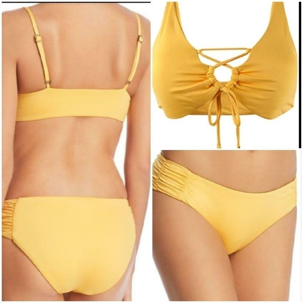 Soluna yellow Bikini Size L Classic Bikini